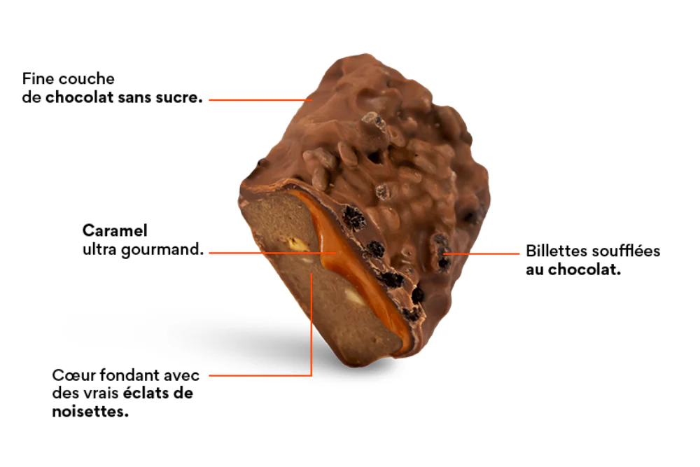 Double caramel. (PAV barre-vegan Protéines shot caramel / Snack) - Image 7