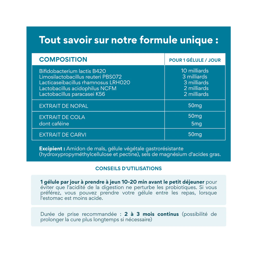 Probiotique minceur. (boite de 15 gélules gastro-résistantes / minceur) - Image 8