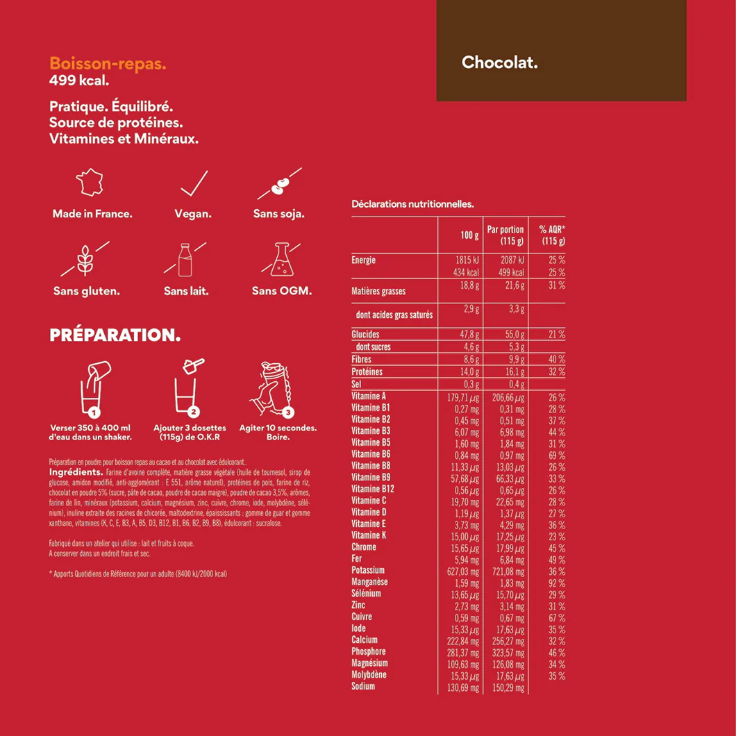 Chocolat. (Sachet 20 repas / Original) - Image 3